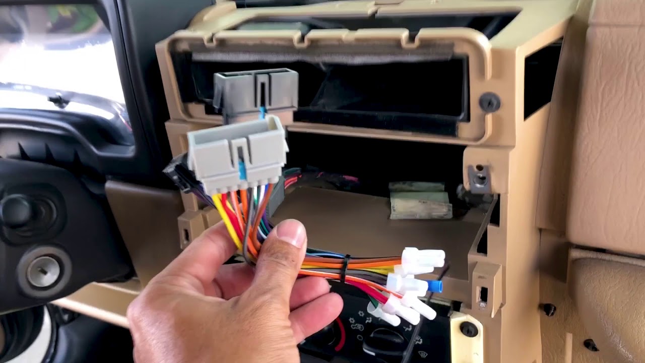 2001 Jeep Wrangler Installing Sony DSX-A415BT Stereo from Qaudratec.com