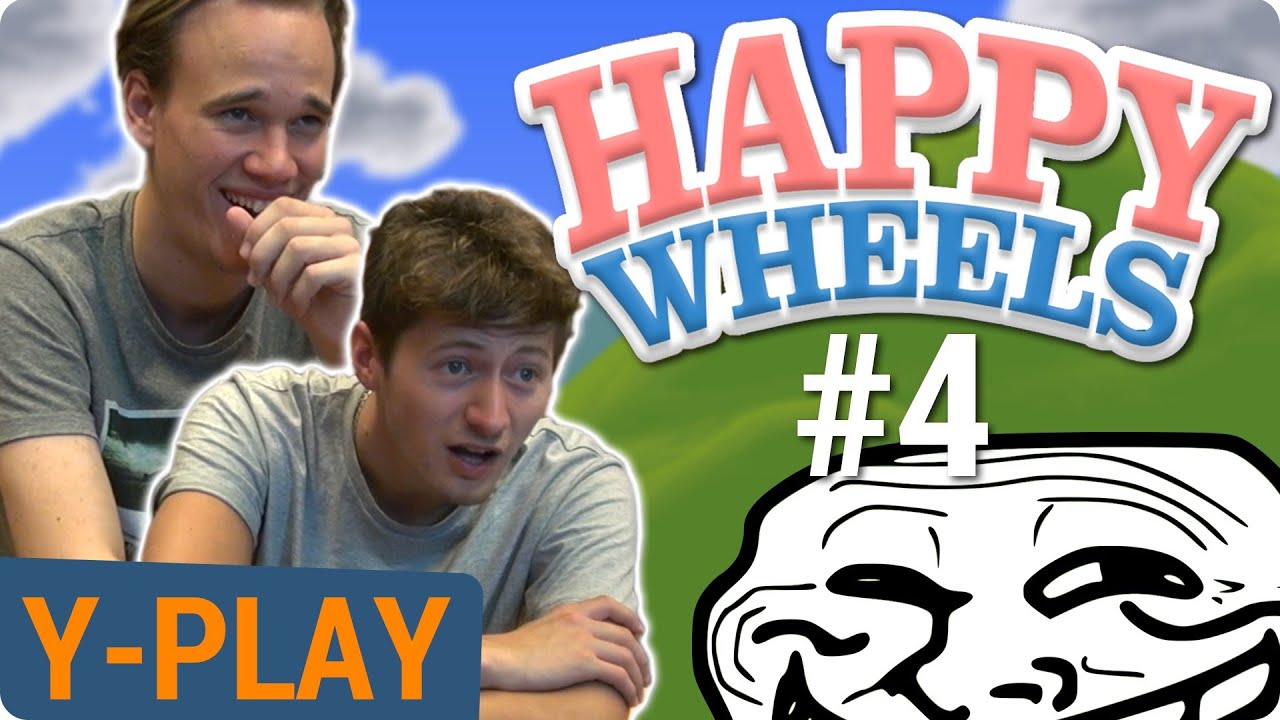 TROLL MOVES & KRANKE FAILS! - Happy Wheels #4