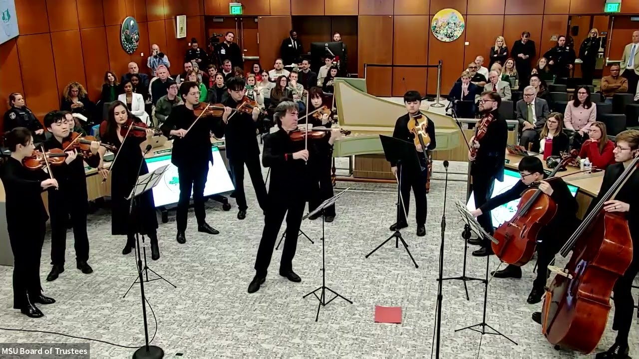 Dmitri Berlinsky and the International Chamber Soloists, December 2025 Board of Trustees Meeting