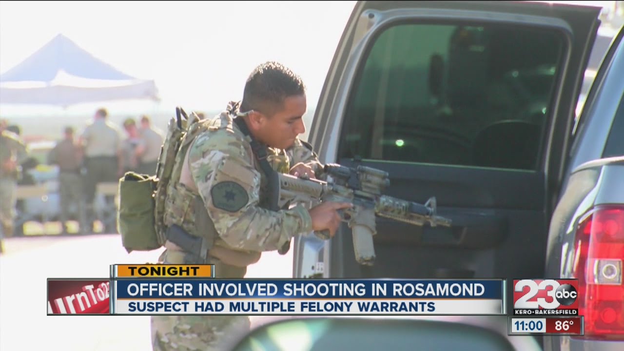Officer involved shooting in Rosamond sends one to the hospital