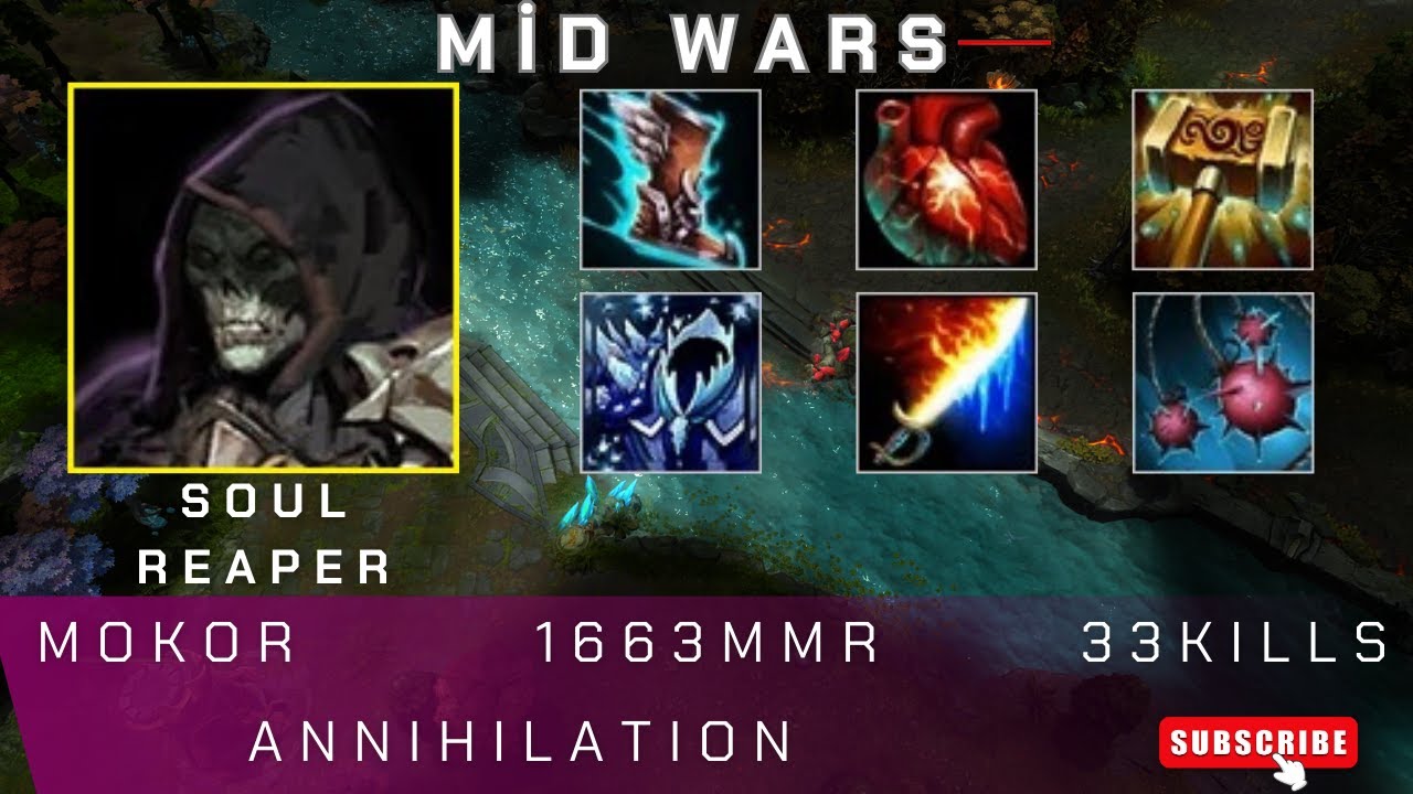 HoN | Mid Wars | Soul Reaper | Mokor | 1663 MMR