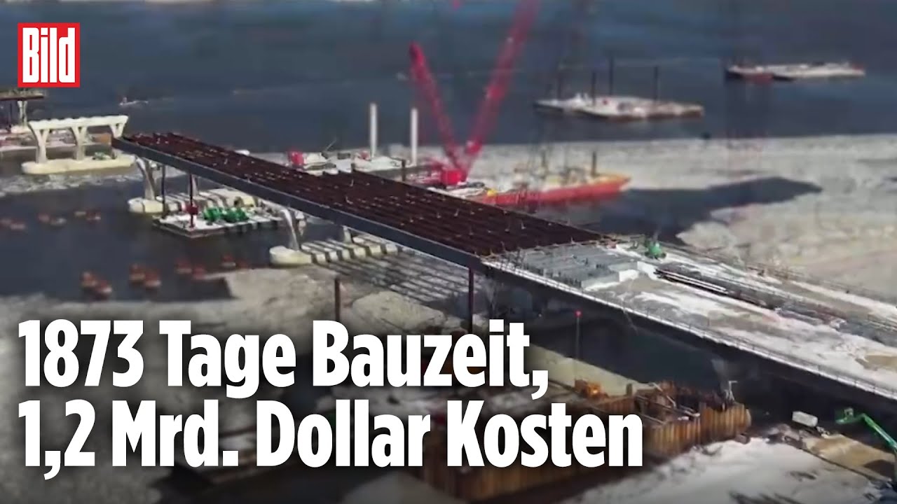Zeitraffer-Video: Bau der Interstate-74-Brücke in 140 Sekunden | USA