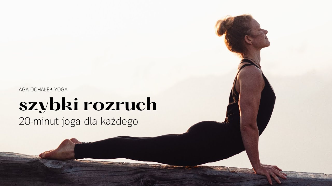 20-minutowa ogólnorozwojowa joga dla każdego 🤸🏼‍♀️ joga na dobry dzień, szybki rozruch 🧘‍♀️