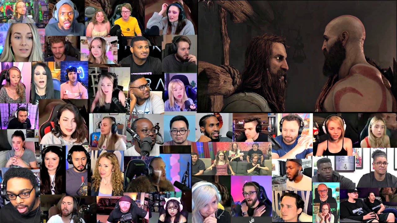 God Of War: Ragnarok Reveal Trailer Reaction Mashup