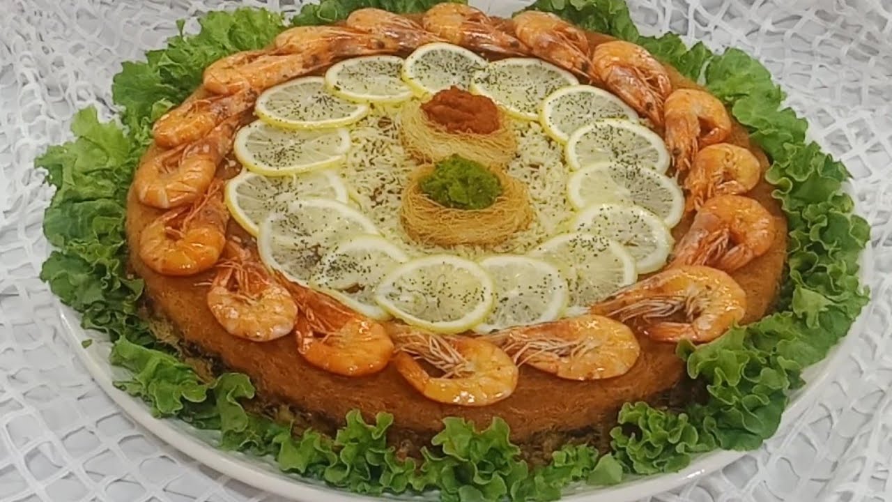 بسطيلة الحوت بالكنافة شكل راقي ومكون جديد على البسطيلة المغربية واقتصادية شيئا ما#بسطيلة_السمك