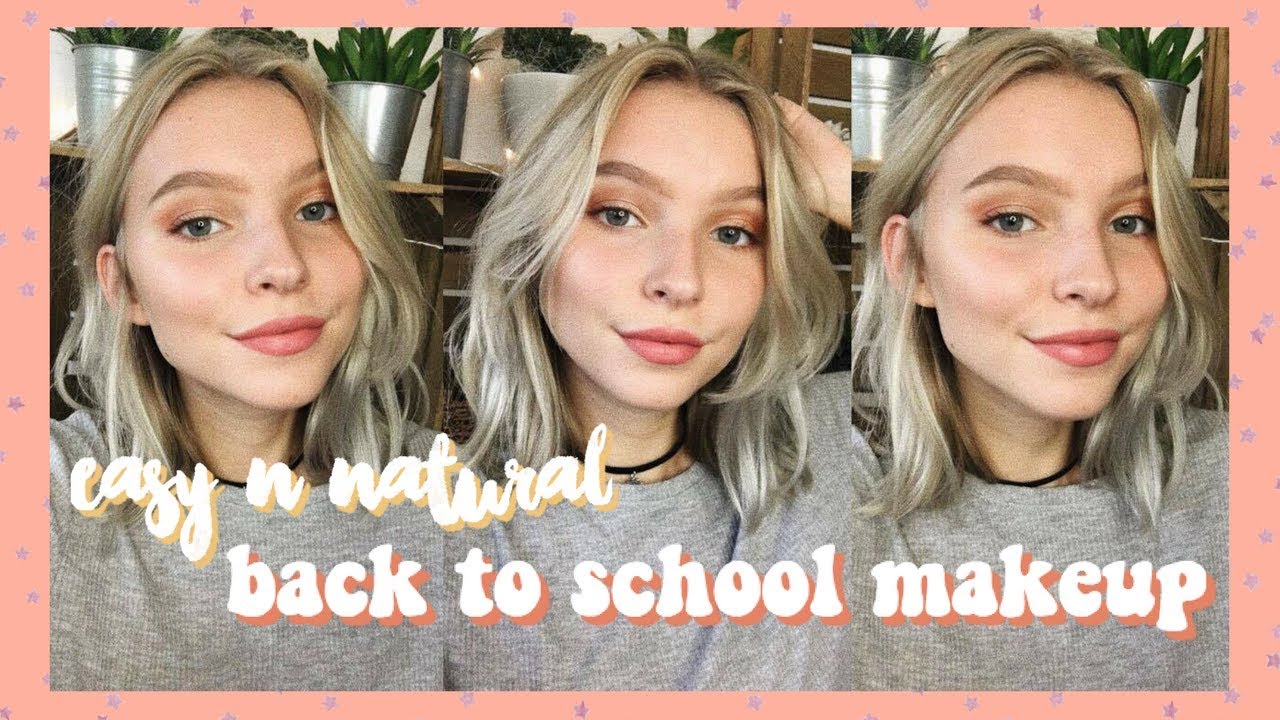 EASY BACK TO SCHOOL EVERYDAY MAKEUP ROUTINE! | Rebecca Ellie