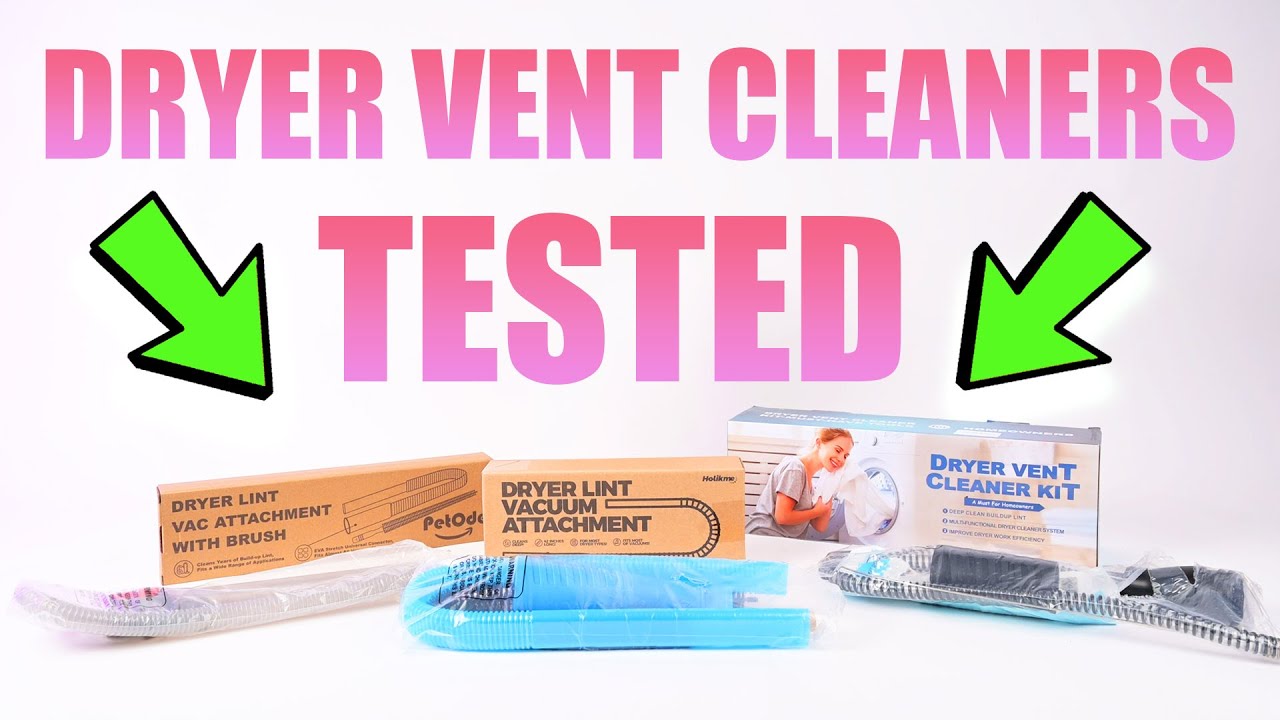 Dryer Vent Cleaners Vacuum Attachments TESTED - SealeGend vs Holikme