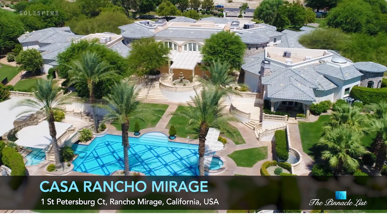Casa Rancho Mirage — Сент-Питерсберг, 1, Ранчо Мираж, Калифорния, США 🇺🇸 | Дизайн роскошного дома