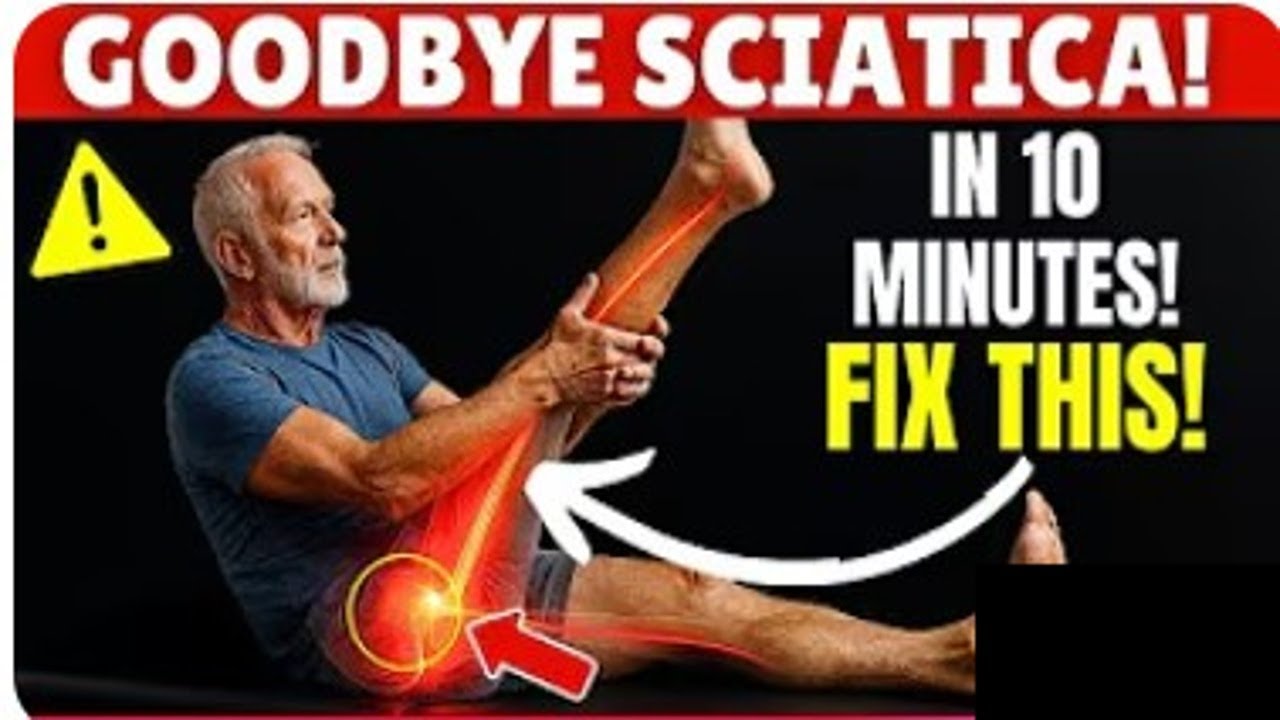 Goodbye Sciatica Pain in 10 Minutes | Fast Relief Exercises for Seniors