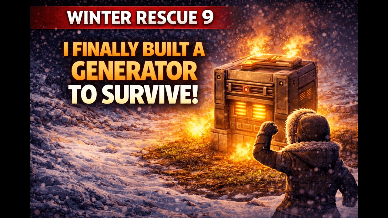 I Finally Built the Generator and Brought Back Heat | Winter Rescue EP 9