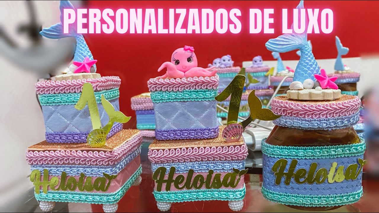 FAZENDO OS PERSONALIZADOS DE LUXO - MUITO FÁCIL