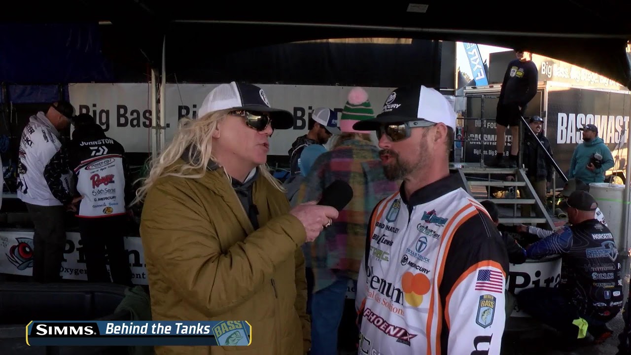 2026 Bassmaster Elite at the Lake Guntersville, AL - SIMMS Behind the Tanks - 02/06