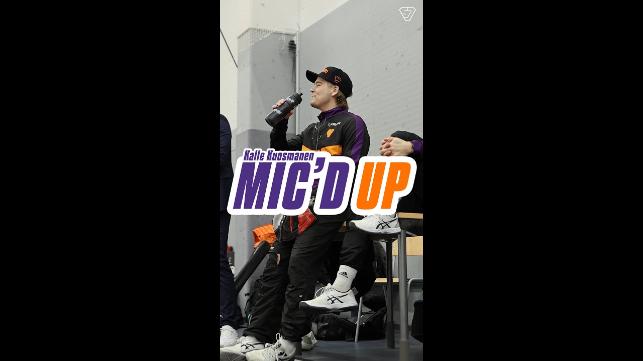Mic'd up Kalle Kuosmanen! 🟣🟠