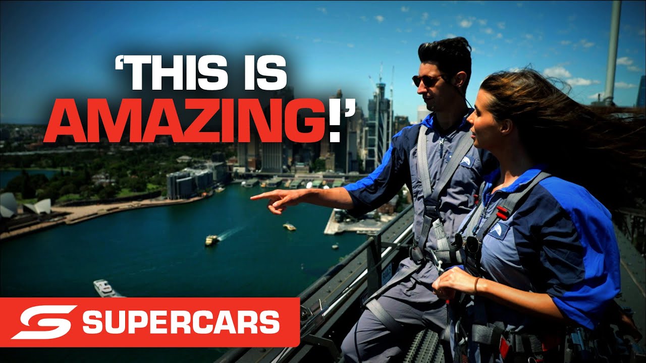 Daredevil Nick Percat climbs Sydney Harbour Bridge - Beaurepaires Sydney SuperNight | Supercars 2021