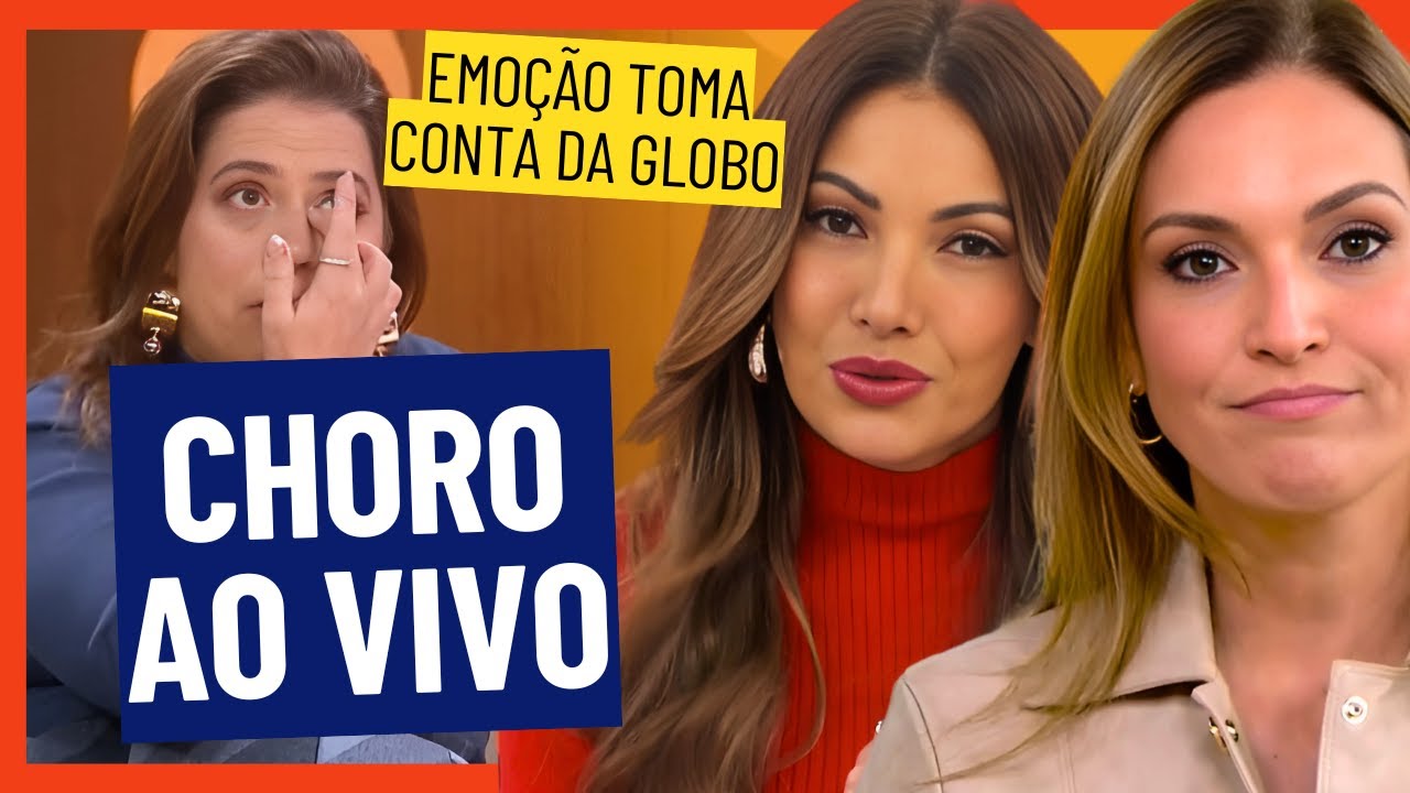 Patrícia Poeta e Talitha Morete choram ao vivo por Tati Machado
