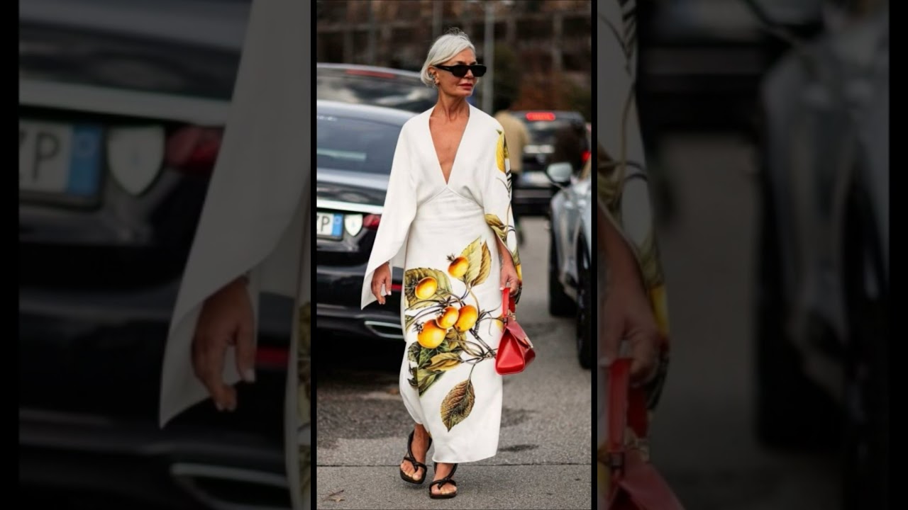 Стильные платья для женщин 50+? #style #fashion #shorts