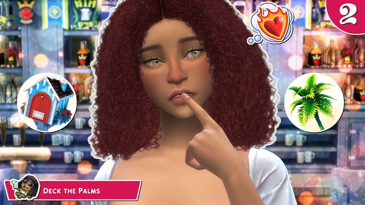 SIMS 4: Украшаем пальмы 🌴 | День 2 | Нам не стоило признаваться