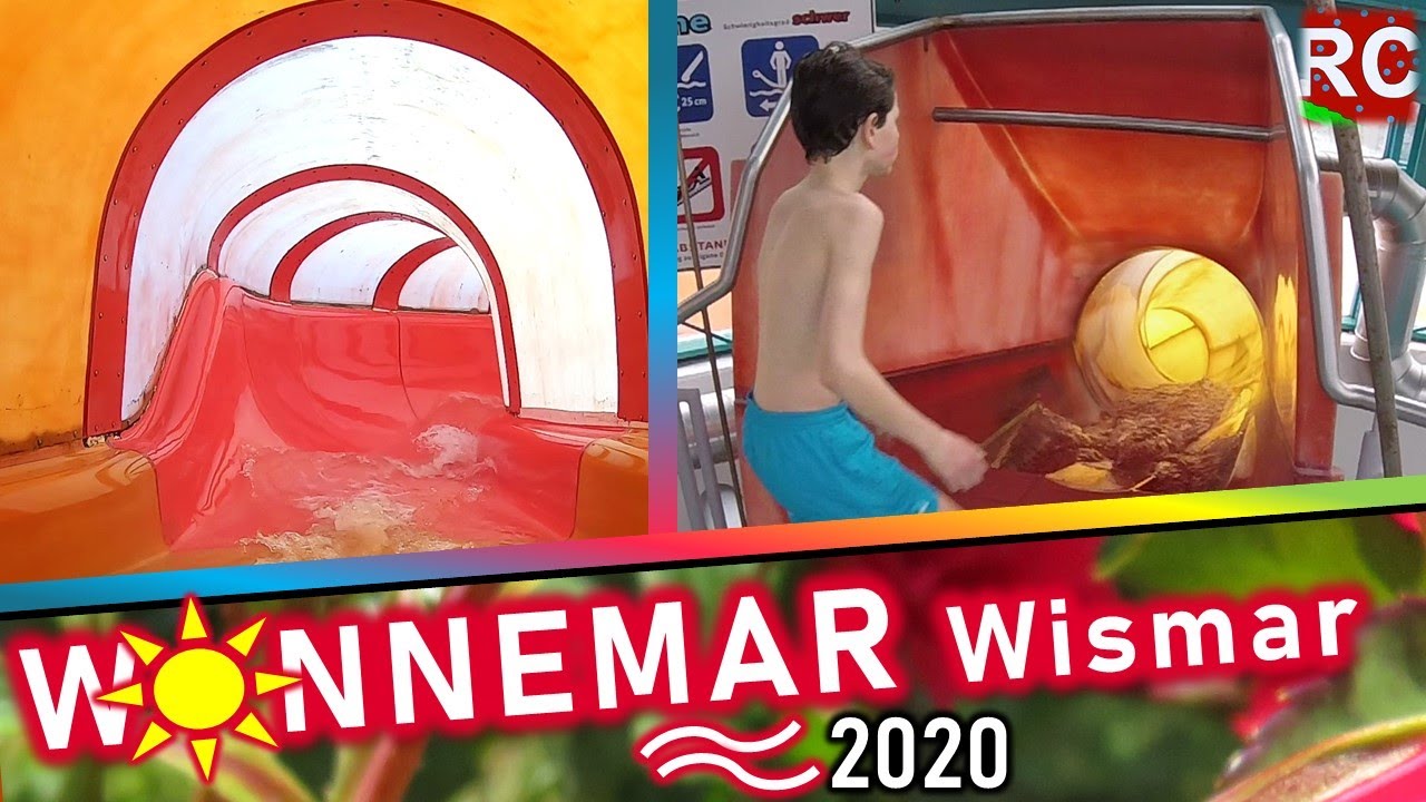 ALLE RUTSCHEN im WONNEMAR Wismar, all slides | ONRIDES 2020 (Impressionen: alle Attraktionen)  GoPro