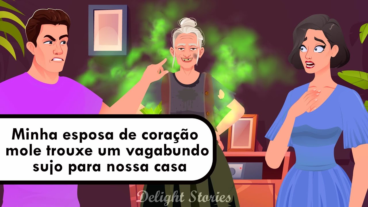 Minha esposa de coração mole trouxe um vagabundo sujo para nossa casa