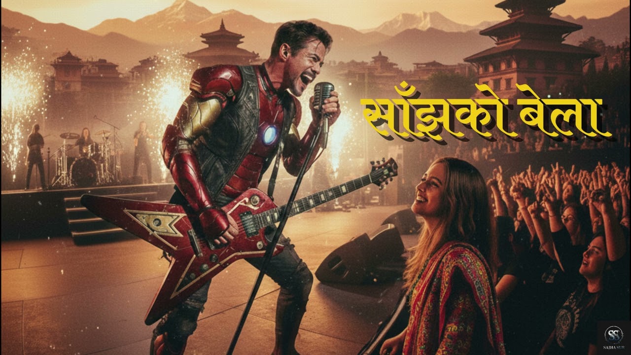 Sajha Ko Bela | AI Hard Rock Cover | साँझको बेला | Nepali Song