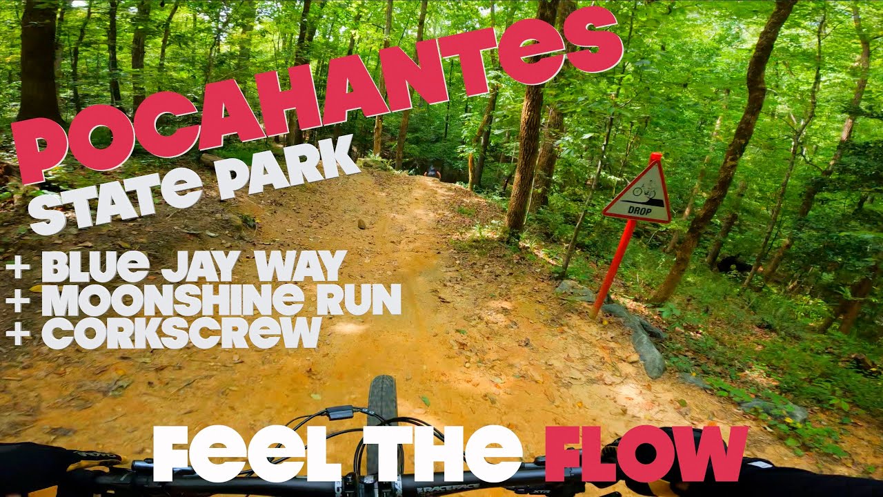 Feel The Flow!!! Pocahantes State Park Virginia Mountain Bike Trails