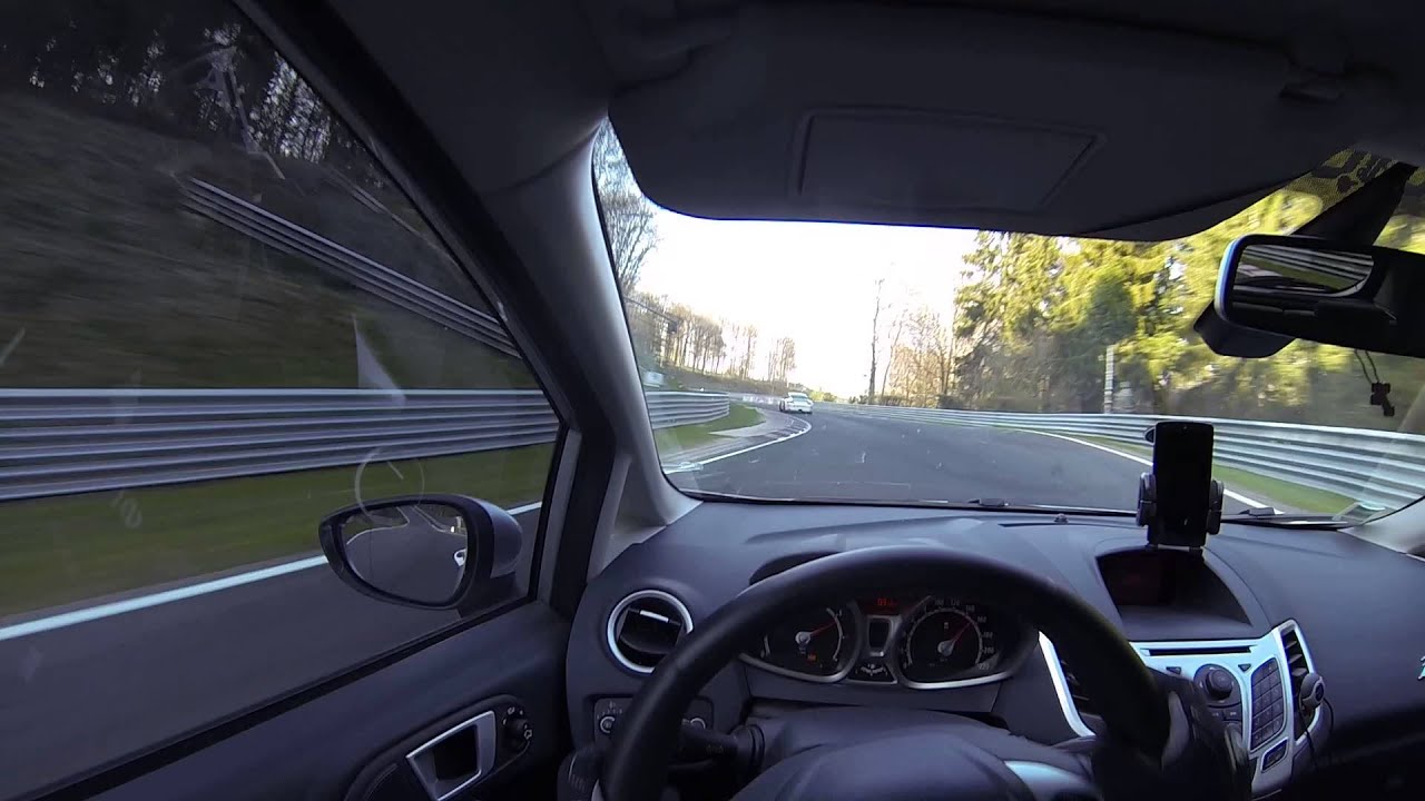Ford Fiesta Mk7 - Nürburgring Nordschleife lap 2 (23.04.15) / Close call / Big save / Slide