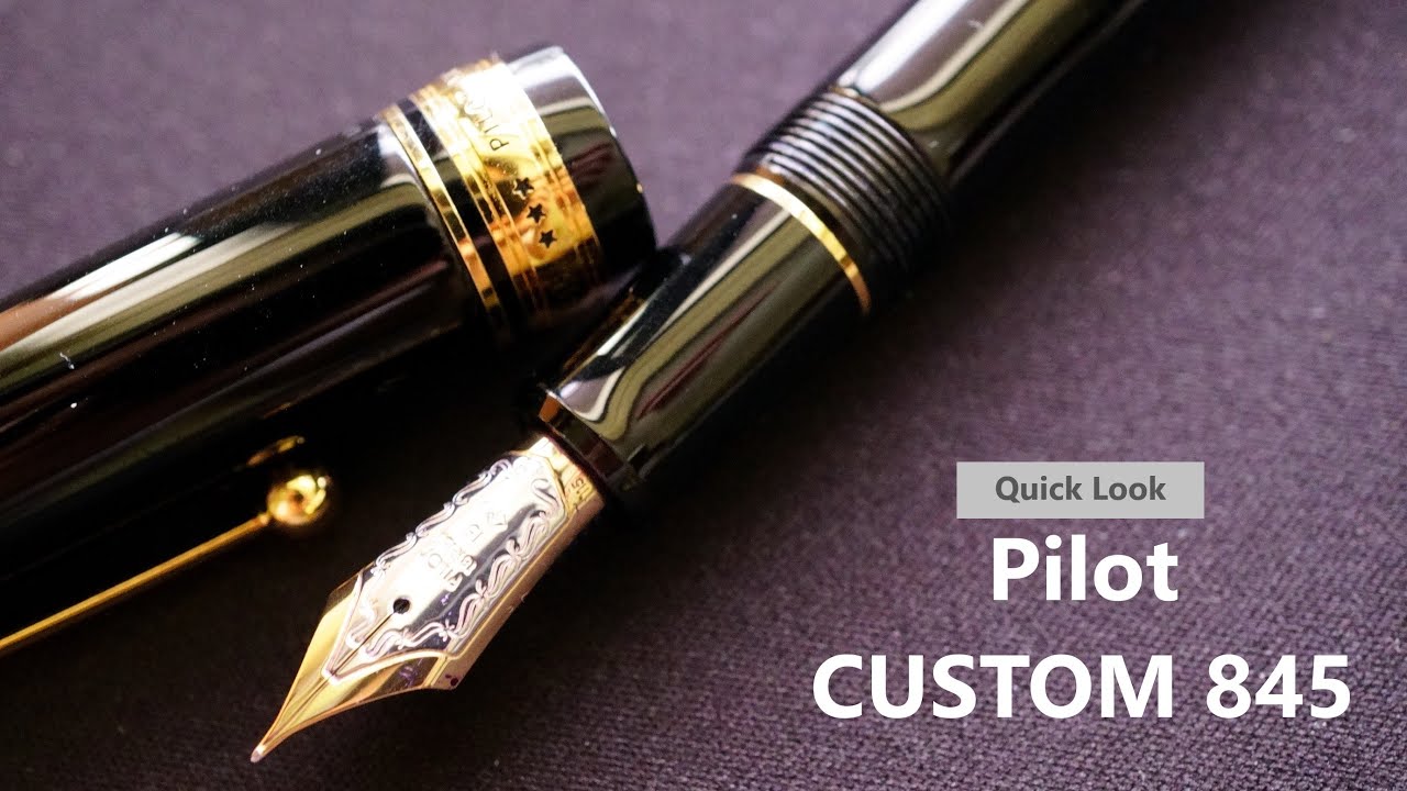 Pilot CUSTOM 845 | Urushi on Ebonite on an old flagship