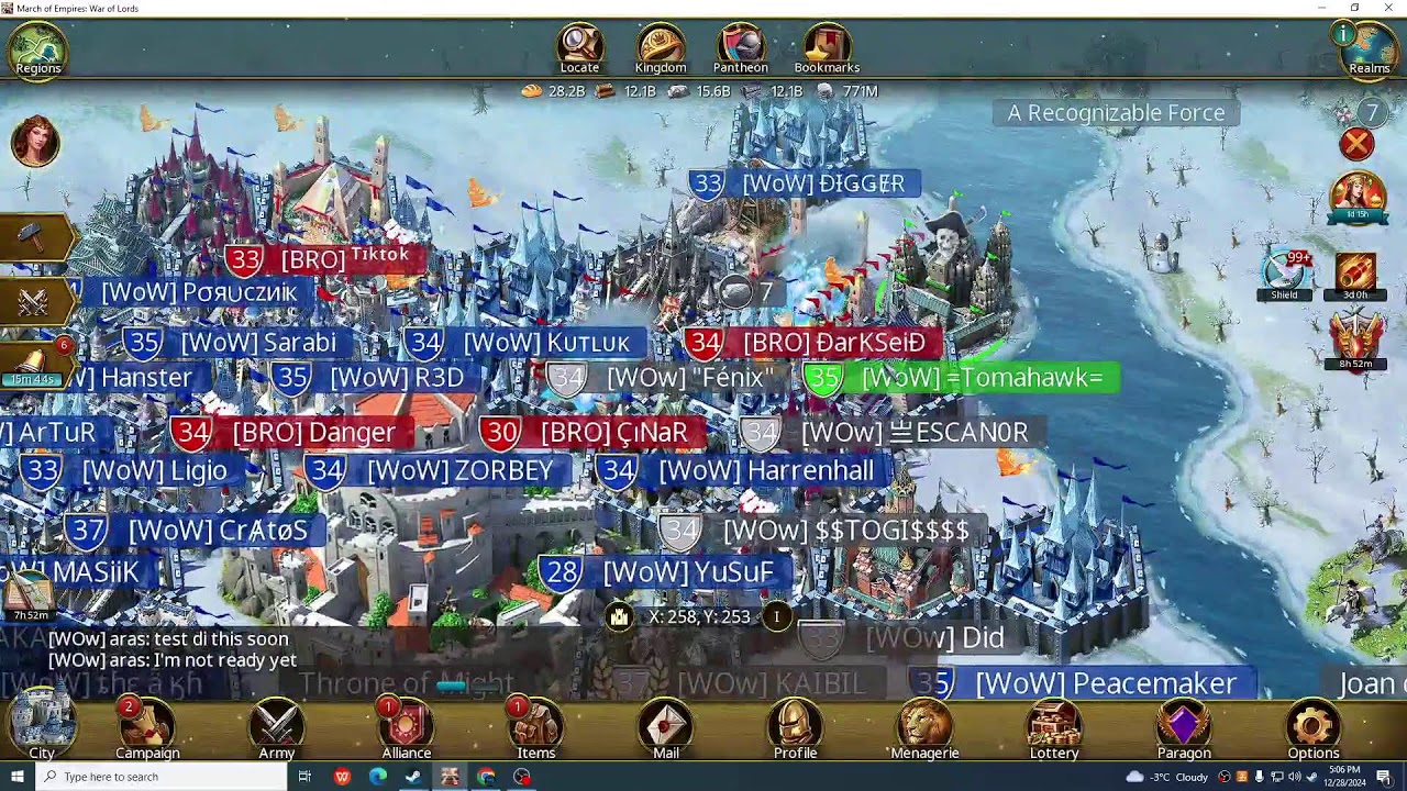 R539 First Throne Opening March Of Empires