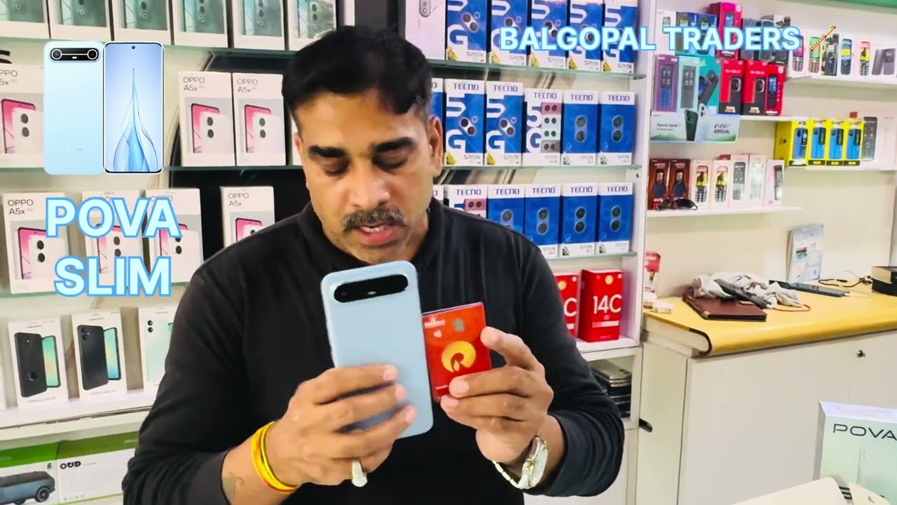 Tecno Pova Slim 5G: दुनिया का सबसे पतला फोन 5.95 मिमी मोटा है, 3D-कर्व्ड 5G बैटरी: 5,160 mAh बैटरी