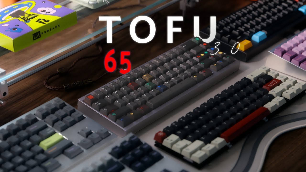 [TOFU 65 3.0] Say hello to a new friend! | PEI Plate & Solder PCB with the typing sound | by 布莱恩z