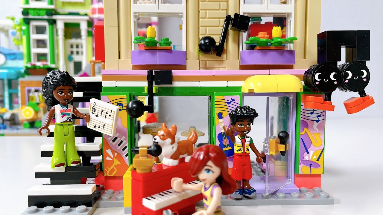 Lego friends Music shop & apartment 42653 | Lego friends 2025 summer sets build & review