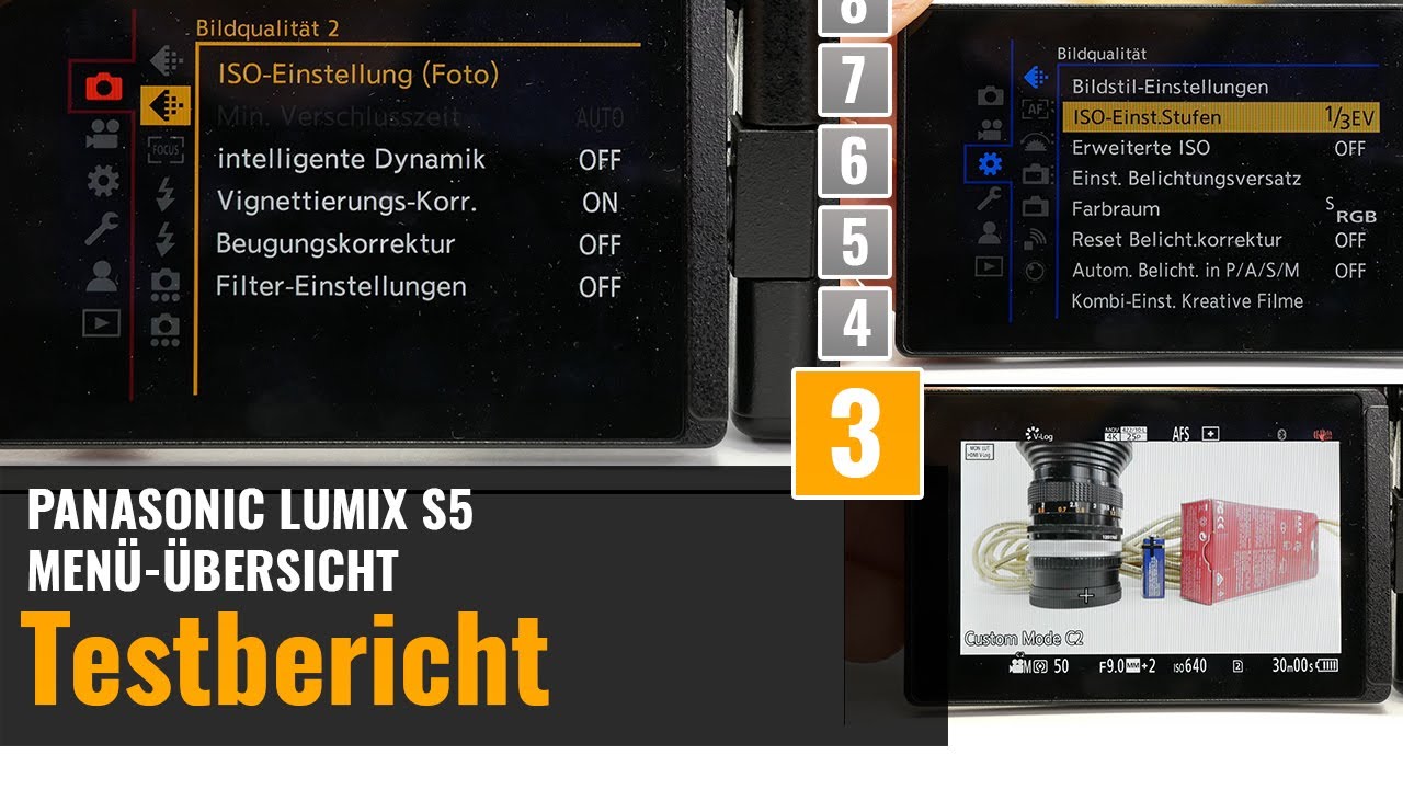 Die Panasonic LUMIX S5 im Test(DC-S5) Teil 3 - Menu & Funktionen