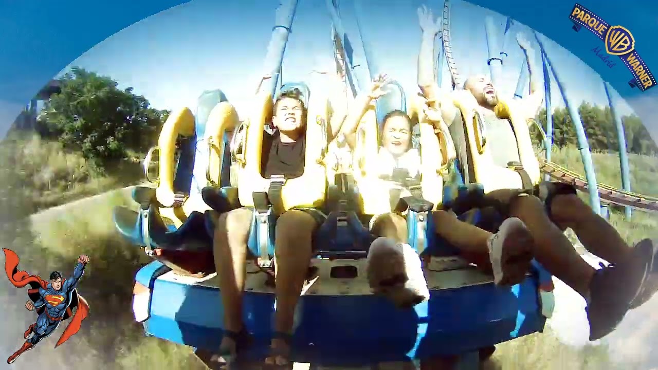 Parque Warner Montaña Rusa Superman