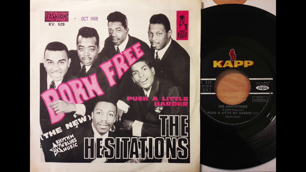 THE HESITATIONS - Push A Little Harder - KAPP french SP