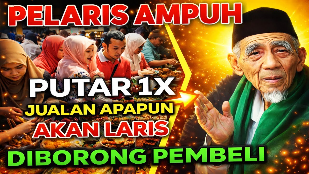 PELARIS AMPUH !! PUTAR 1X DOA PELARIS DAGANGAN INI JUALAN APAPUN AKAN LARIS DIBORONG PEMBELI