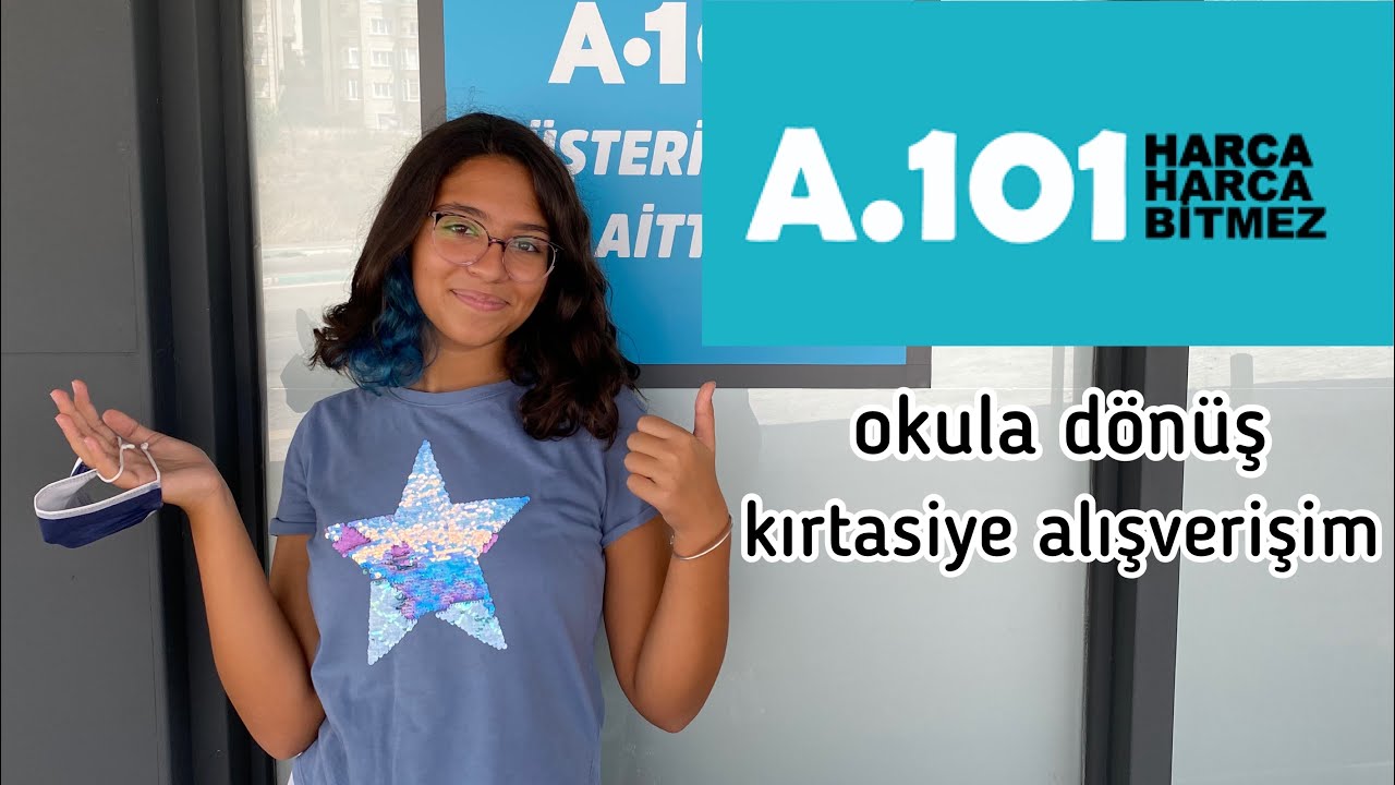 Okula Dönüş A101 Kırtasiye Alışverişim | Back To School 2021 | İdil Duru Çınar