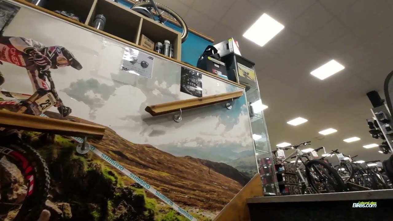 Leisure Lakes Bike Store Bury - Drone FlyThrough 4k