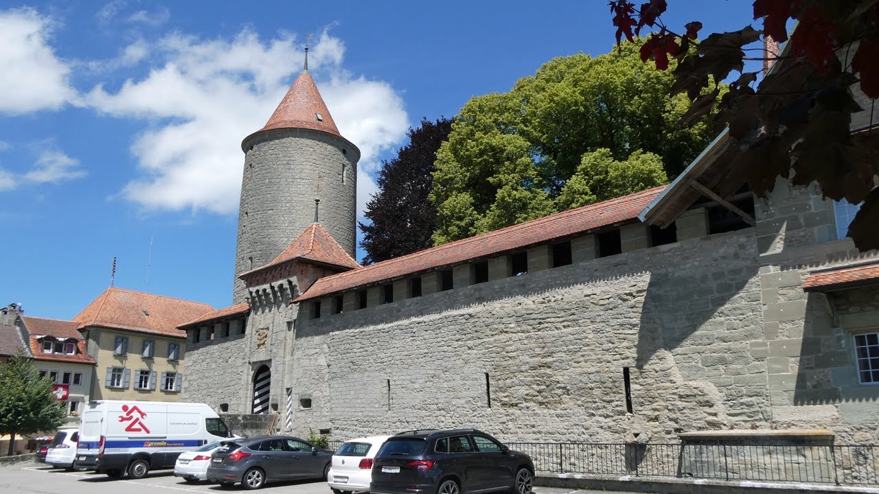 Old town of Romont, Switzerland