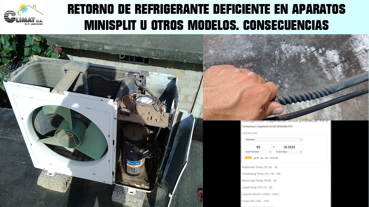 Compresor R410a en aire R22 de la misma capacidad, ¿porque no hacerlo?, aca una de las razones