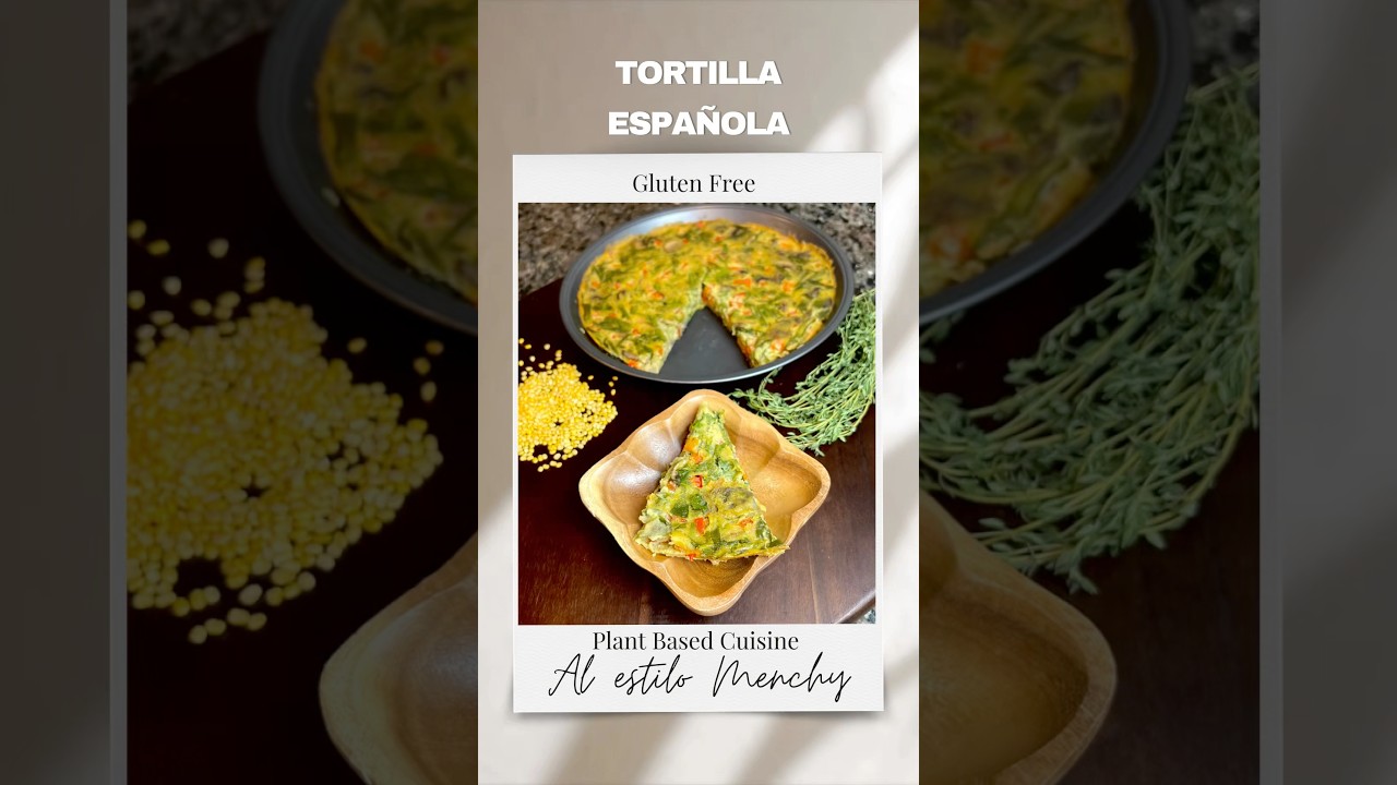 TORTILLA ESPA&Ntilde;OLA IMITACI&Oacute;N #alestilomenchy #glutenfree #noeggs #homemade #vegan #recipe #plantbased