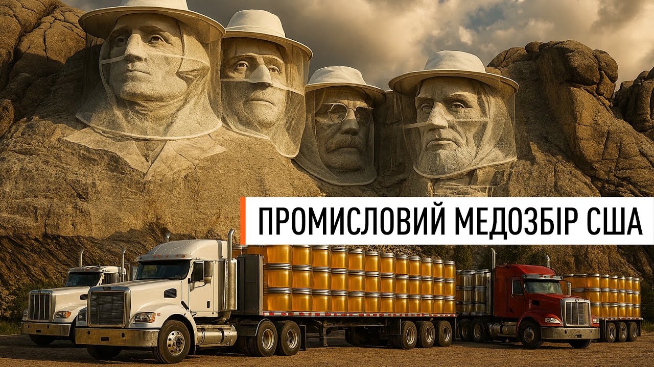 113 000  тонн меду на рік! Технологія бджільництва США від розвитку бджіл до упаковки!