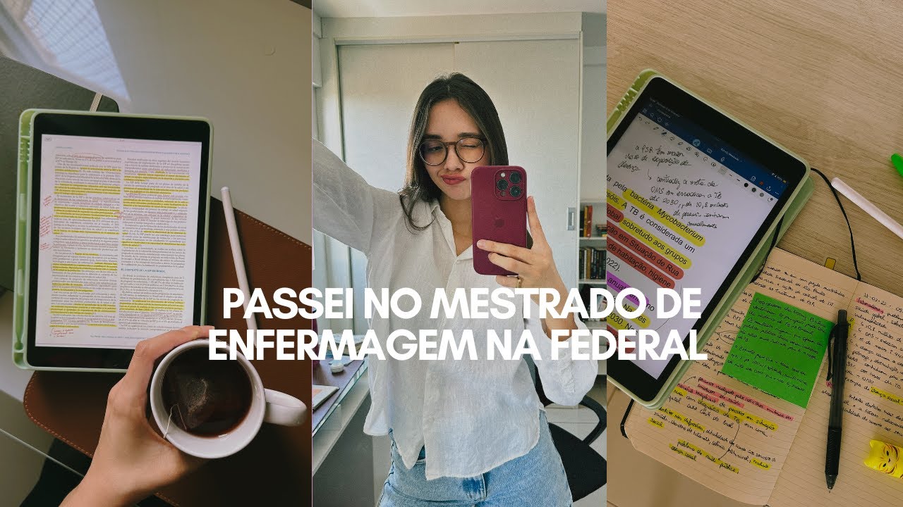 PASSEI no mestrado de ENFERMAGEM!!!