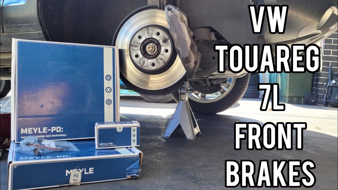 VW TOUAREG 7L FRONT BRAKE DIY...TAKE 2