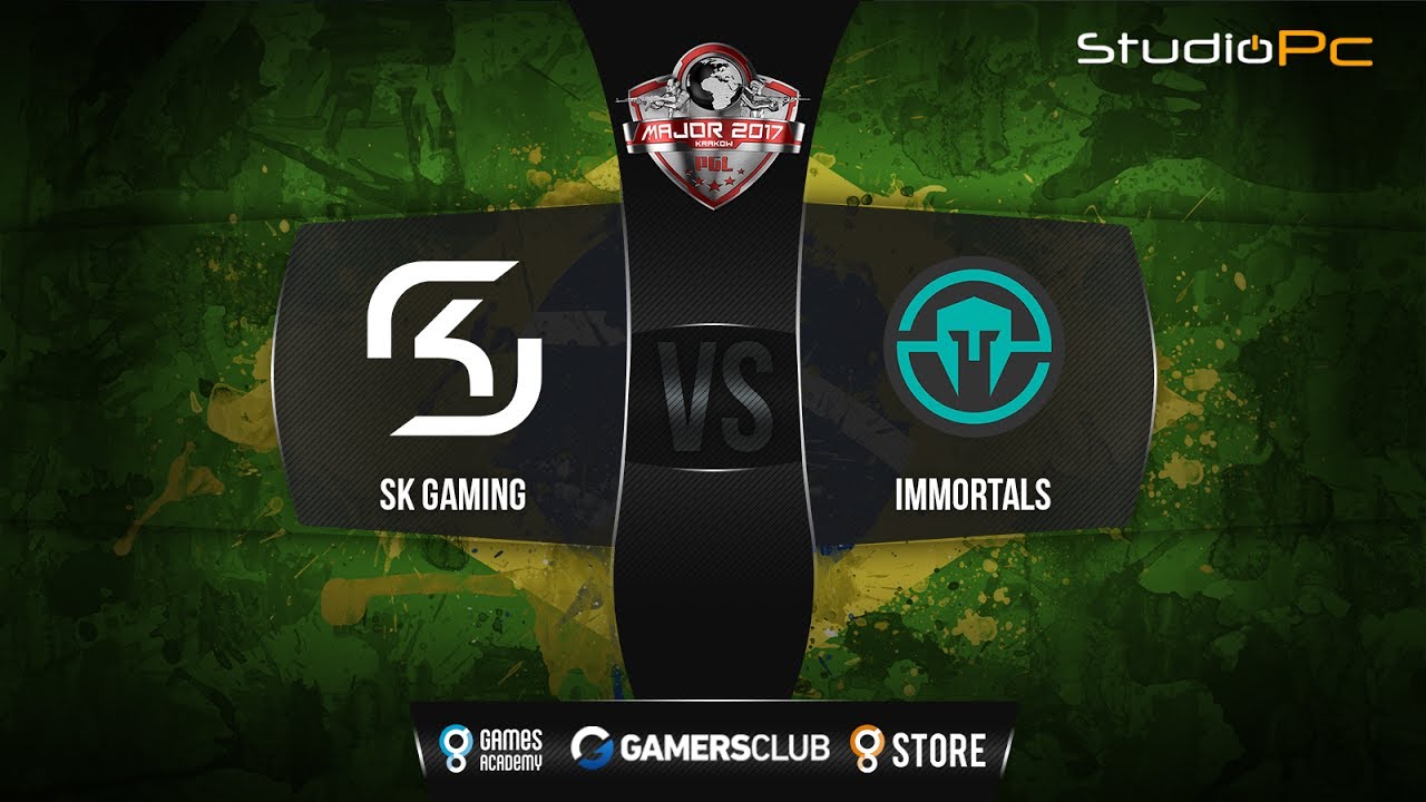 PGL Major Krakow 2017 - SK Gaming vs. Immortals (Overpass) - Narração PT-BR