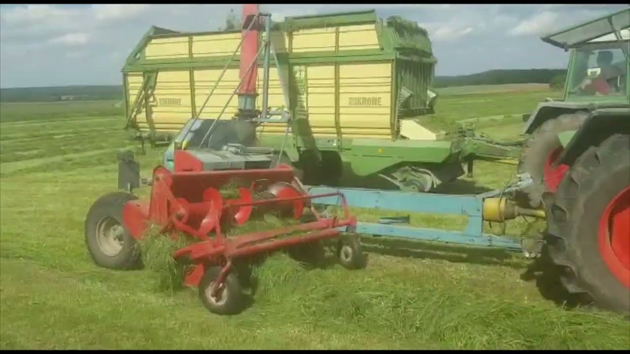 Mengele SH40 und Fendt 614LSA 615LS am häckseln