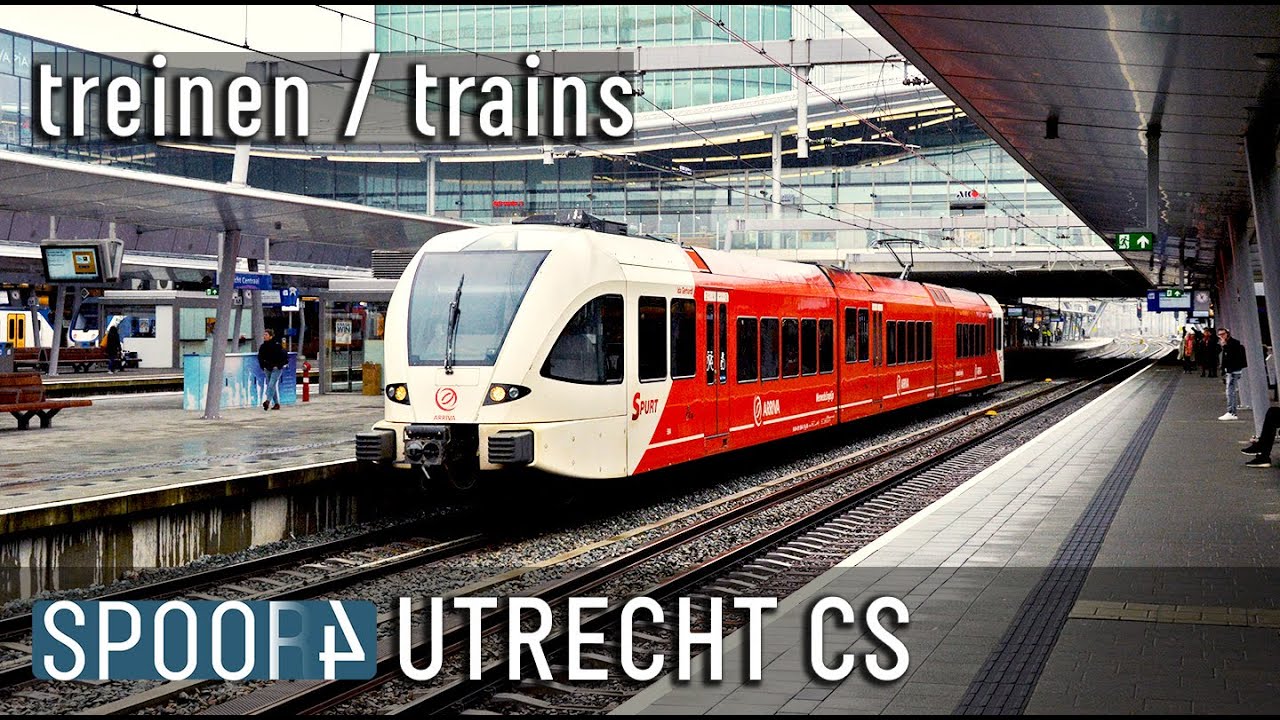 Trains in The Netherlands: Utrecht Centraal (the busiest station of Holland)