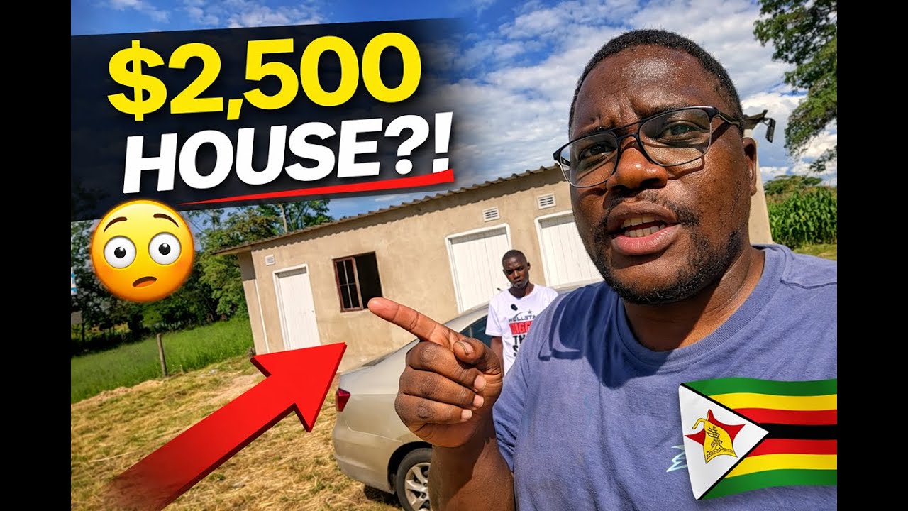 “3-Room Farm House Built With $2,500 |  Tour 🇿🇼”