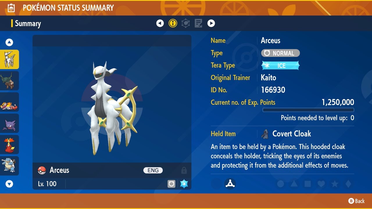 Arceus (Physical, Any NPCs) - Solo #7 - 7 Star Roaring Moon Raid - Pokemon Scarlet