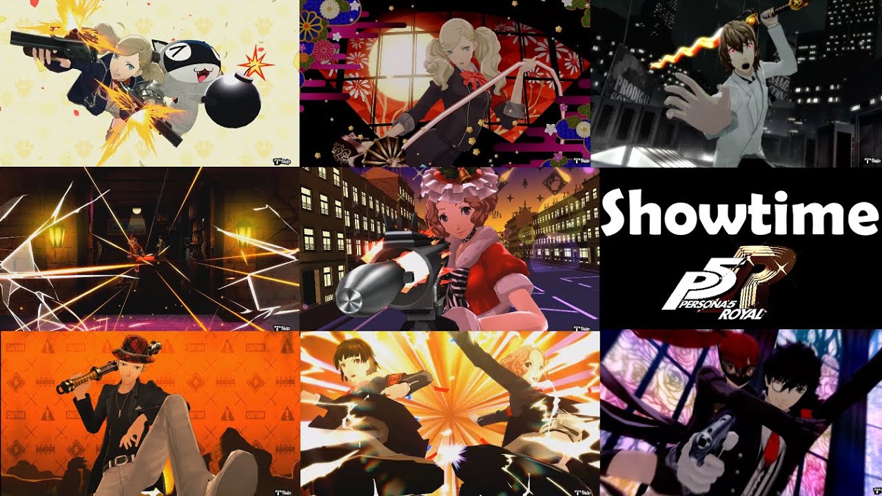 P5R - Showtimes (All 3 versions for mob, finisher and boss)