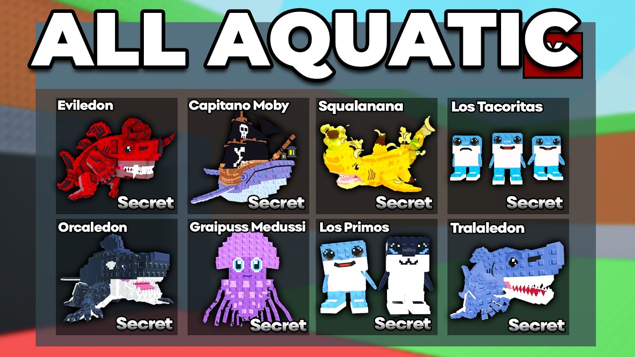 I Collected EVERY AQUATIC Brainrot in 24 Hours!